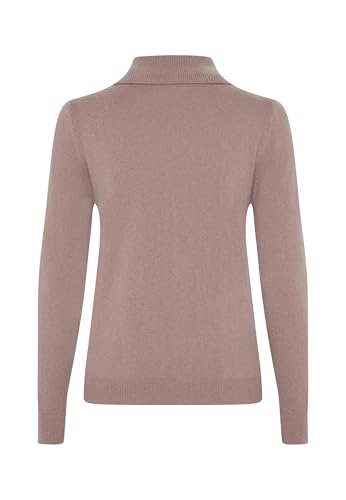 Image of Style & Republic Women's 100% Cashmere Slim Turtleneck Pullover Sweater