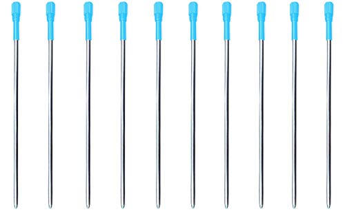 Recharges compatibles avec le stylo à bille rempli Swarovski Stardust Crystal Elements (10 encres bleues)