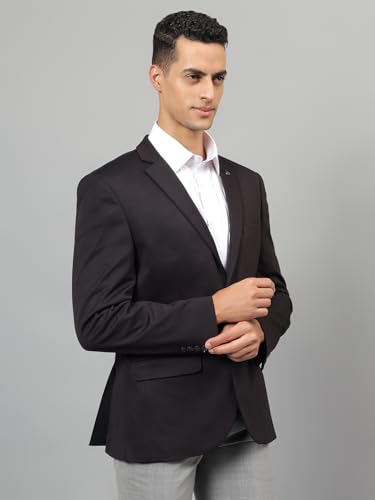 Image of Cantabil Solid Full Sleeves Notch Lapel Casual Blazer for Men | Casual Blazer for Men | Men Blazer for Casual | Blazer for Men Casual (P MBZC00061)