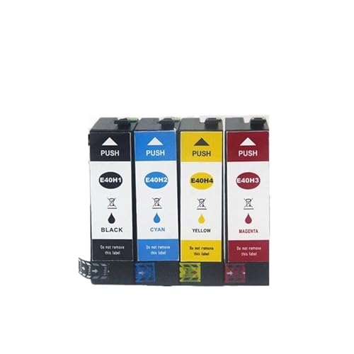 Cartouche d'encre T40H pour imprimante SC-T5180 et SC-T3180 en pack de quatre couleurs