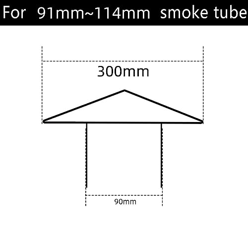 Capot de cheminée en acier inoxydable 100 mm pour protection extérieure - 8