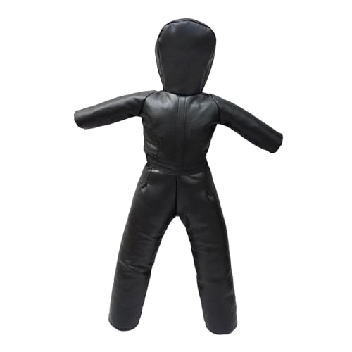 perfk Fighting Entrenamiento PU Cuero Ejercicio sin Relleno múltiple jiu Jitsu jiu Jitsu múltiple para Equipo de Entrenamiento de Boxeo Karate, Negro