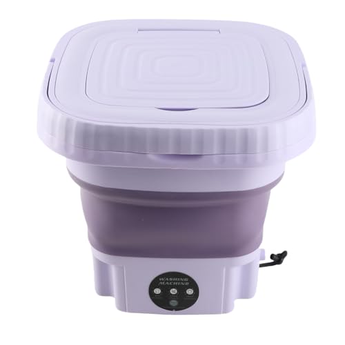 La mejor comparación de lavadora industrial de ropa favoritos de las personas. 45 Mini Lavadora Plegable, Lavadora Portátil PequeñA Automática con Tubo De Drenaje, Potente Eliminación De Manchas, Capacidad De 11 L, 110 A 240 V (Enchufe de EE. UU.)