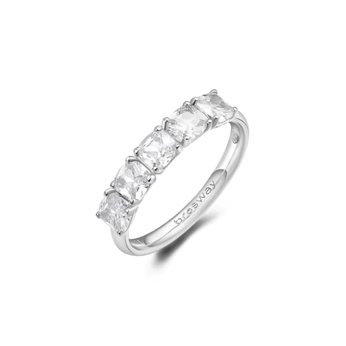 Bague Femme Brosway en argent sterling, l'éclat de la zircone cubique haut de gamme