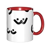 女性の胸のおっぱい マグカップ 旅マグ コーヒーカップ Red セラミック 330ml 陶器 食器 耐熱 水筒 プレゼント