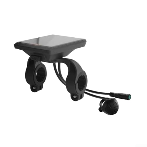 JGmotorfi Panel medidor de indicador de computadora de bicicleta eléctrica, para motor BAFANG BBS01 BBS02, pantalla digital, monitor fácil, impermeable IP65