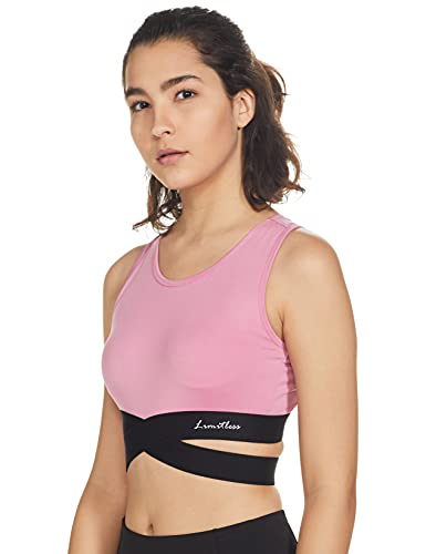 Image of Longies Women's Polyester, Spandex Padded Wire Free Sports Bra