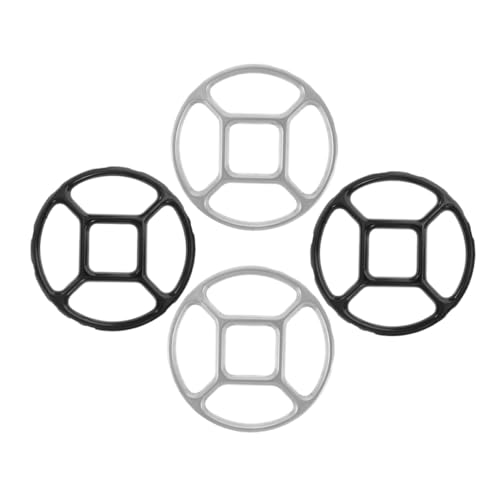 Ipetboom 4 Piezas Soporte Antideslizante para Wok de Gas Anillo Resistente de Aleación para Cocina Soporte Multifuncional para Ollas y Sartenes Protege y Distribuye Calor Uniformemente de