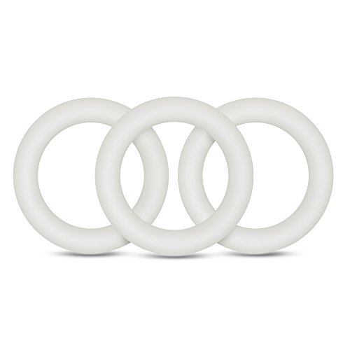 Blush-Male-Performance-Enhancement-VS2-Glow-in-The-Dark-Puria-Silicone-Penis-Ring-Erection-Enhancing-Stretchy-C-Rings-125-Diameter-3-Pack-Cock-Rings-Set-Adult-Sex-Toys-for-Men-Couples