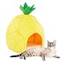 YML Pineapple Pet Bed House, Small, Yellow