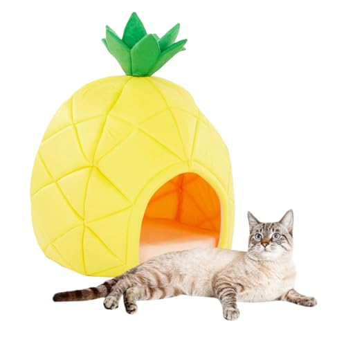 YML Pineapple Pet Bed House for Small Animals, Cats and Dogs (FH034_1)