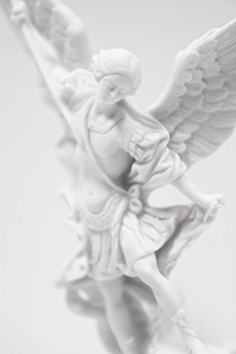 Estatua italiana de San Miguel Arcángel de 8 pulgadas miniatura 6