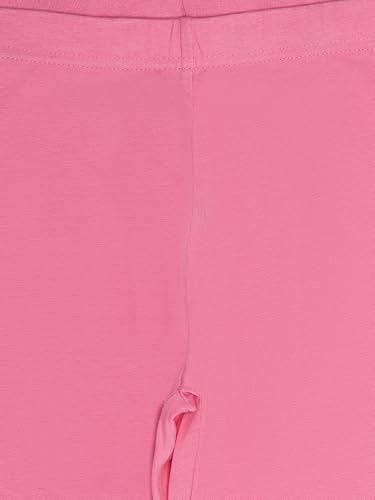 Image of BODYCARE Girls Cotton Stretch Leggings, Elastic Waist Ankle Length Leggings for Kids, Soft