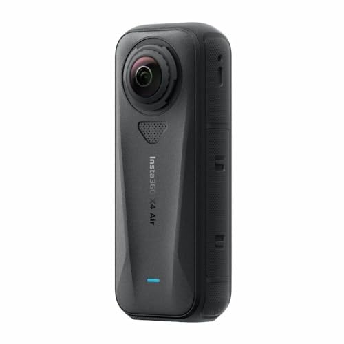 Image of Insta360 X4 Air - Lightweight 165g 8K 360 Camera, Invisible Selfie Stick Effect, Replaceable Lenses, Shoot First & Frame Later, Built-in Wind Guard, FlowState Stabilization, AI-Powered App