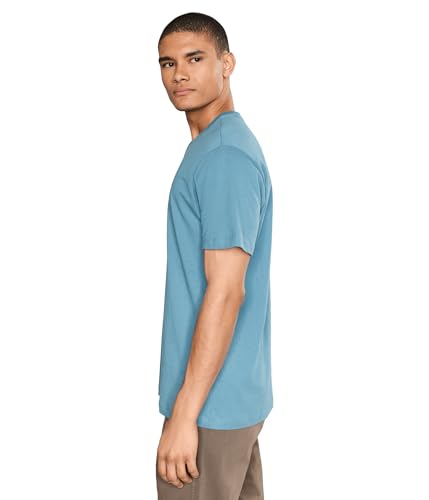 Image of U.S. Polo ASSN. Men's Solid V‑Neck T-Shirt, Sedona Blue, Large