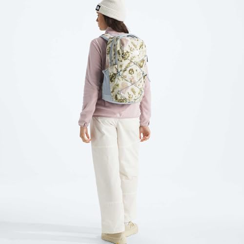 Image of The North Face Women's Jester Everyday Laptop Backpack - Commuter Travel Bag, Laptop Sleeve, Water-Repellent, Desert Stone Floral Dye Print /Frost Grey, One Size
