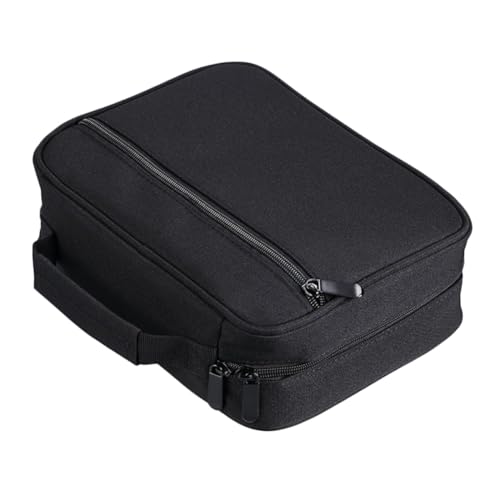 Trousse à stylos grande capacité 40 emplacements en tissu oxford noir