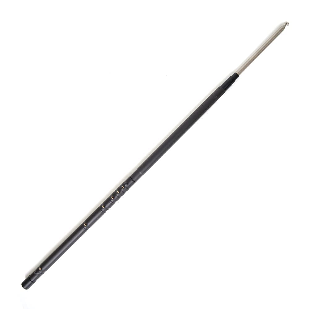 Antena telescópica portátil GRA‑1900T HF/VHF | 1,8-50 MHz (160-6 m) con conector PL‑259/UHF | 120 W, ligera, baja SWR DX antena móvil