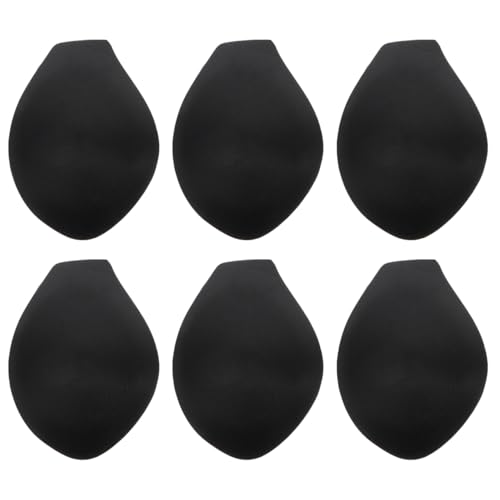 6Pcs Bulge Pad Removable Sponge Insert for Swim Trunks Shorts and Jeans Lightweight Cushioning Enhance Confidence Black