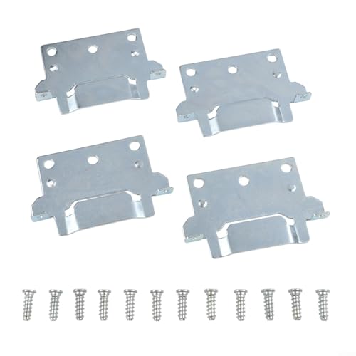 116791 Placa de montaje para Hemnes, para Malm, para Brimnes, para Ingatorp, para Tarva, soportes de marco de cama parte #116791, para mesas extensibles, armarios, marcos de caravana, placa de