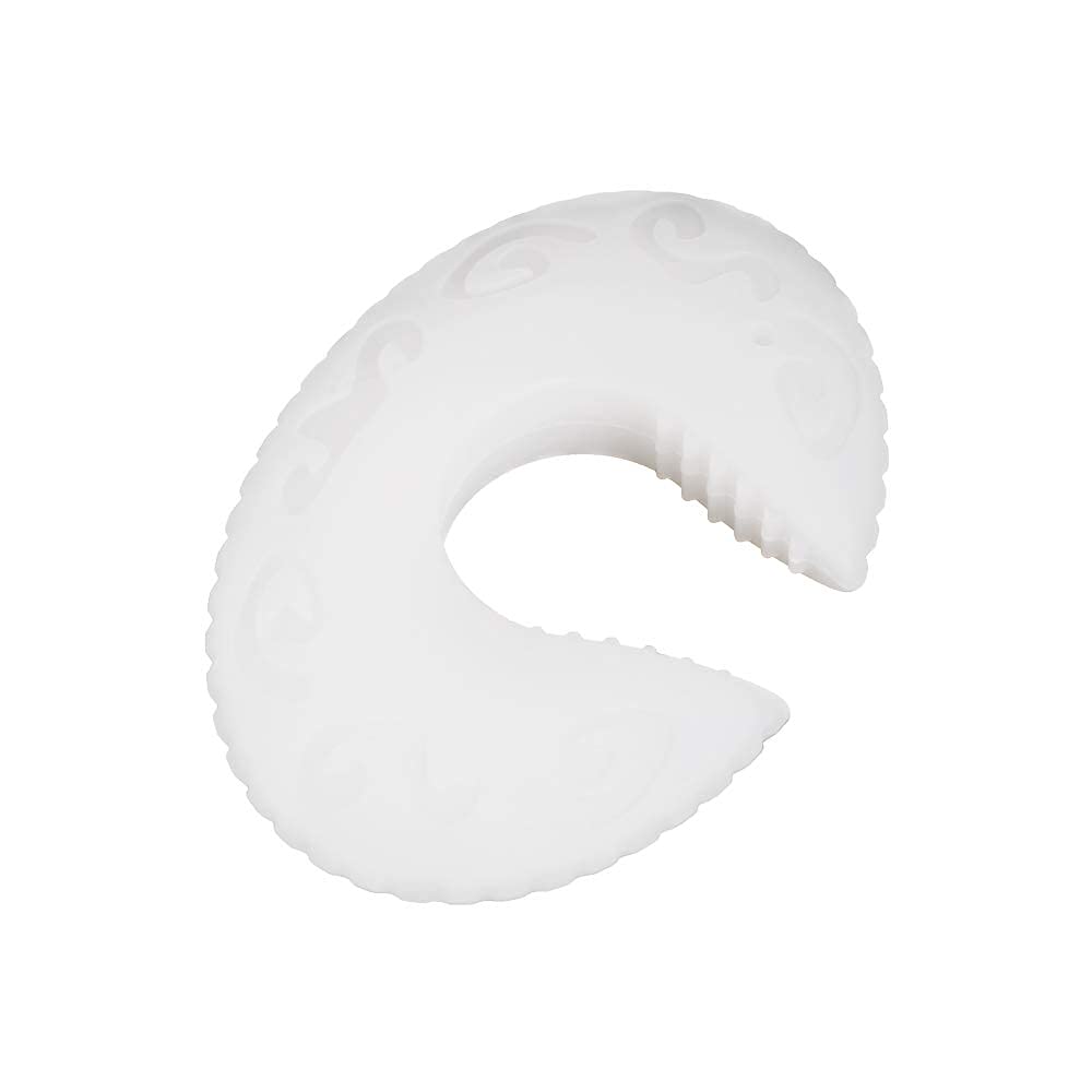 LIVYU LIFE Door Pinch Guard for Kids (2 Pcs ) Durable Silicone Withstand Multiple Impacts Baby Door Stopper Prevents Finger Pinch Injuries, Prevent Child or Pet from Getting Locked in Room (White Translucent))