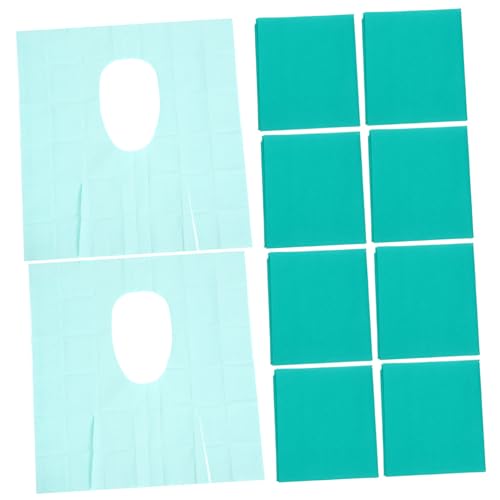 ERINGOGO 10pcs Toilet Seat Covers Waterproof Mats for Camping Portable Hotel Toilet Supplies Easy Clean