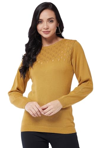 Image of Modeve Women Round Neck Casual Sweater for Winter||Winterwear||