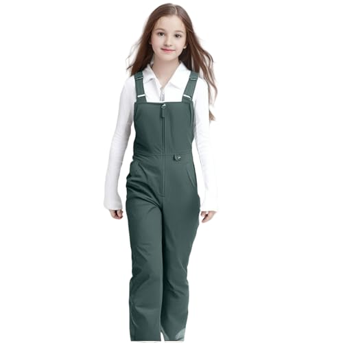 Toddler Ski Bib Snow Pants Girls Bib Outdoor Overalls Soft Waterproof Windproof...