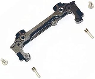 for Crawler RC SCX10 II AX31392-1PC Set Black Aluminum Front Bumper Mount Frame Plate