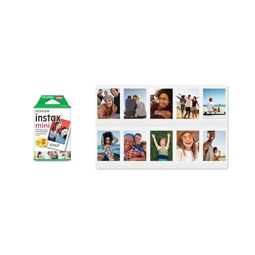 Fujifilm Mini Instant Film (White) for Mini 8,9,11,12,50s, 25, 7s, 90, 300 Cameras, Instax Mini Link's W/Microfiber Cloth by Megen (20 Prints) - image 4