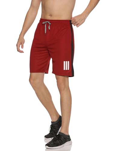 Image of Polyester Sports Shorts for Boys & Girls with Zipper Pockets