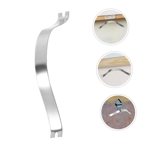 Image of 100pcs Picture Frame Backing Clips Hardware for Photo Hanging Sturdy and Smooth Finish for Wall Art Display Reliable Spring Clips for Frames and Pictures