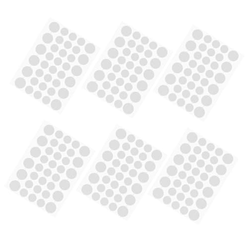 Didiseaon 6 Hojas parche para el acné Adhesivos para el acné parches de etiqueta de piel parches removedores parche para eliminar parches de en la piel hidrocoloide Beige