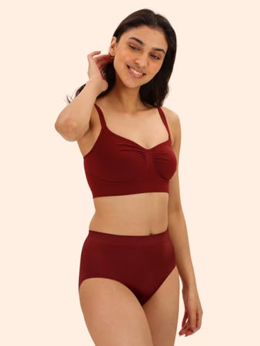 Image of UNDERNEAT Womens High-Waist Brief | Tummy Control Shaper Brief | All Day Shaping and Comfort| Tummy Tucker Panties for Women | Seamless Shapewear Bodyshaper