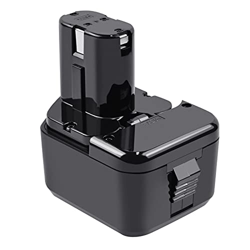 Tecmana 12V 4,0Ah Batterie pour Hitachi EB1214L EB1214S EB1220BL EB1220HL EB1220HS EB1220RS EB1222HL EB1226HL EB1230HL EB1230R EB1230X EB1233X