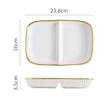 Zoom IMG-1 onepines piatti ceramica con scomparti Zoom IMG-1 onepines piatti ceramica con scomparti