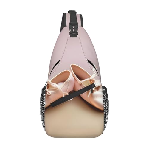 Mochila tipo bolso cruzado con estampado ballet