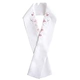 [KYOETSU] [キョウエツ] 半衿 刺繍 子供用 七五三 四つ身 ガールズ (白×梅の丸)