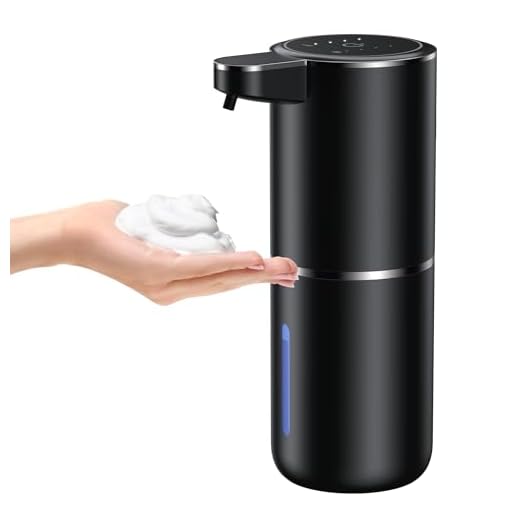 Fantictas Automatic Foaming Soap Dispenser Foaming Hand Sanitizer Touchless Soap Dispenser Rechargeable with Sensor for Bathroom Kitchen 13.5oz/380ml