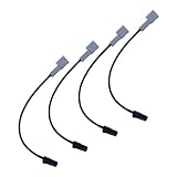 GT13 → HF201 変換 ケーブルセット 4本 カロッツェリア 地デジ アンテナケーブル 張り替え用 楽ナビ サイバーナビ パナソニック ケンウッド アルパイン EV NAVI 純正ナビ フィルムアンテナ取り外し無用