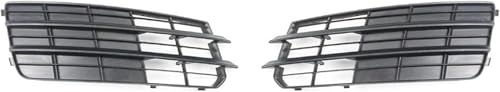 Parrilla delantera de doble puente A7 2011-2015 con cubiertas de luces antiniebla 3