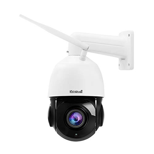 5MP PTZ WiFi Security Camera Outdoor, 20x Zoom Smart Surveillance IP Camera, 1000ft