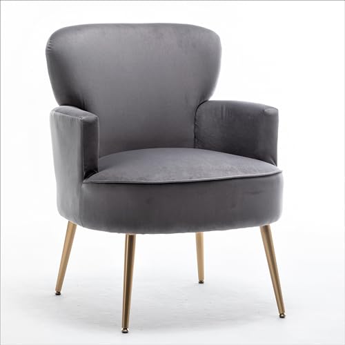 Sillón Plegable Terciopelo Gris miniatura 6