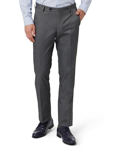 Image of Arrow Tapered Fit Solid Trousers ARAEOTR1734 36 Black