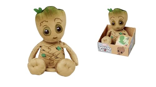 Simba Peluche Groot para Hombro 12 cm. Groot en Forma de Peluche Magnético para Llevar. Licencia Disney Oficial. Apto para Todas Las Edades (6315870463)