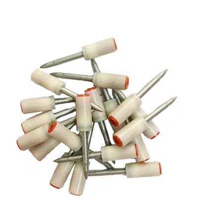 Mini Nail Gun Steel Nails, 25mm Length, 200 Pack, 7.3mm Compatible Wall Anchors