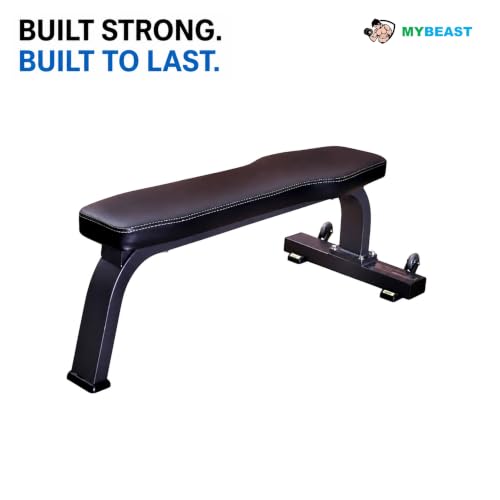 Image of Mybeast Flat Bench For Gym And Home Purpose For Heavy Duty Multiple Workout