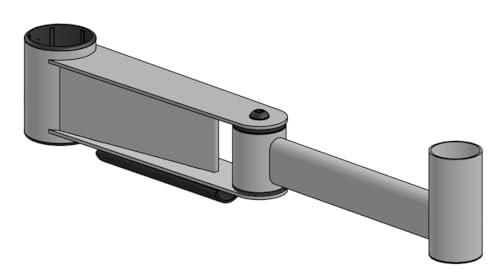 Ergonomic Solutions Sp2, 400 Mm Elbow Arm, Black- Marca