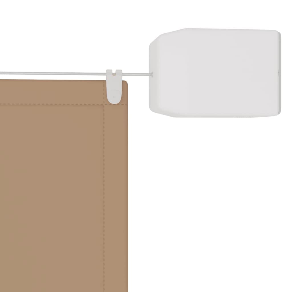 Cielęcina ning 140 x 360 cm taupe wół tkanina - najwyższej jakości zewnętrzna e solut do ogrodu i patio balkonu ochrona przed słońcem i slish parasole zewnętrzne