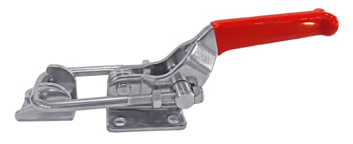 2000LB U-HOOK FLG BASE LATCH CLAMP STAINLESS STEEL